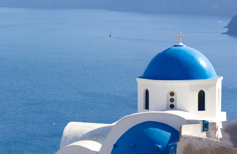 Mykonos Greece: Whitewashed buildings